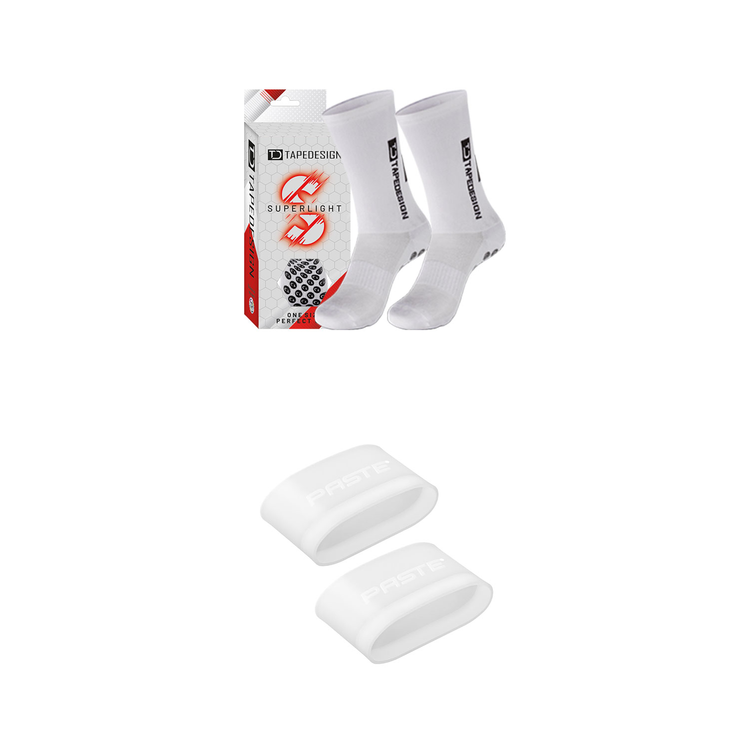 Tape Design Grip Socks - Suitable For Football, Basketball