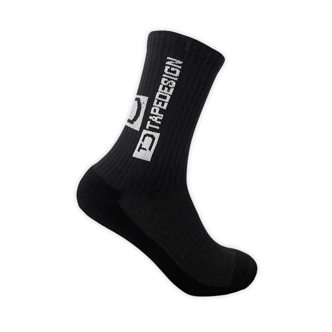Tape Design Grip Socks - Suitable For Football, Basketball, Netball, Tennis